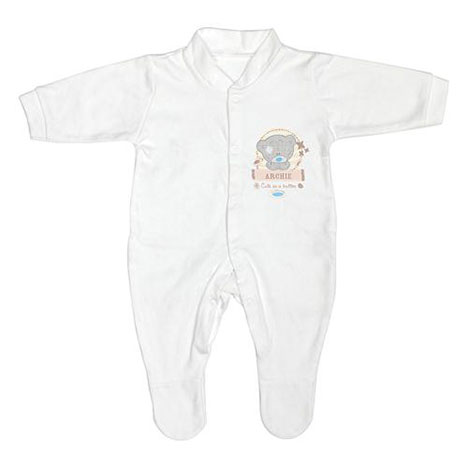 Personalised Tiny Tatty Teddy Baby Grow 0-3 Months Extra Image 1